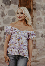 Load image into Gallery viewer, Little lady floral top