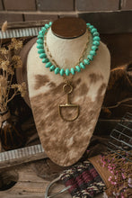 Load image into Gallery viewer, Buckle down cowgirl necklace