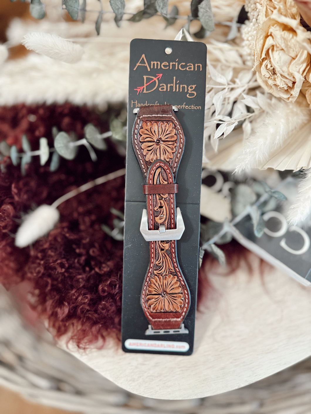 Tooled Apple Watch band