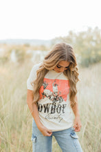 Load image into Gallery viewer, Cowboy country graphic tee