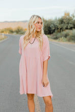 Load image into Gallery viewer, Pink lounge dress